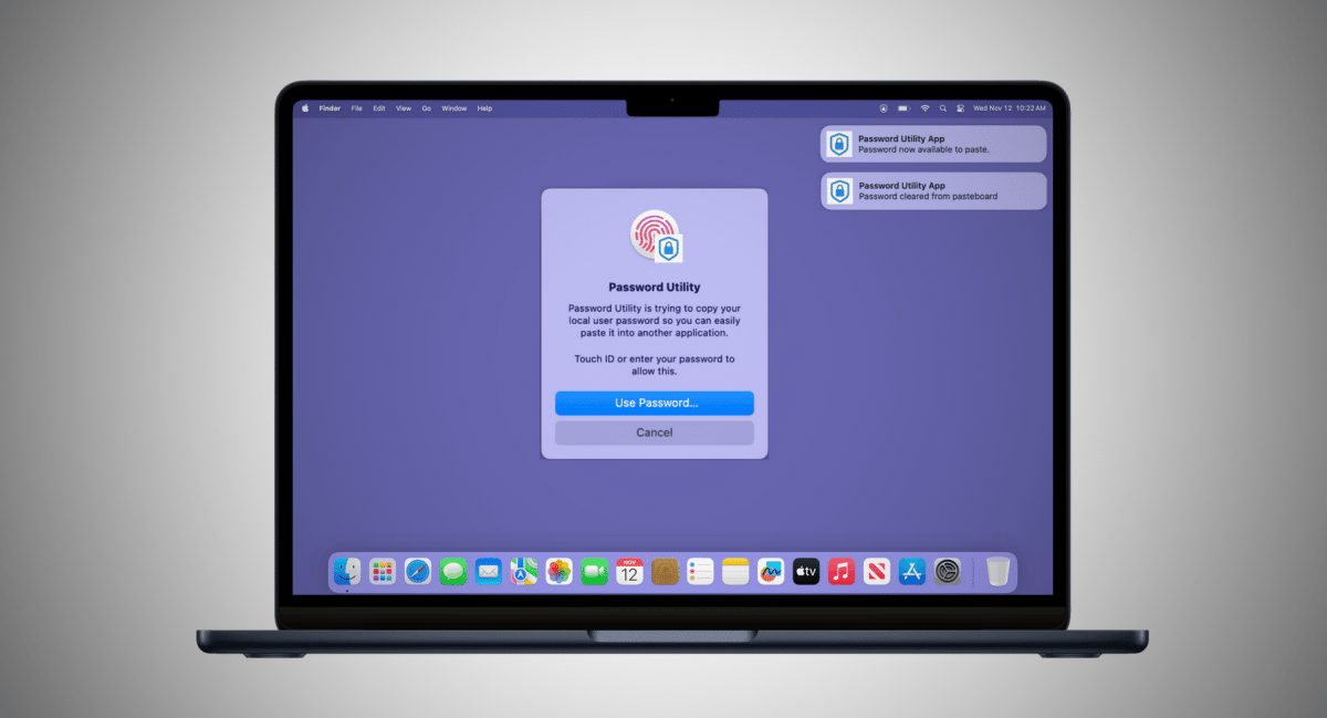 macOS: Password Utility entsperrt FileVault und macht sudo Biometrie-fähig