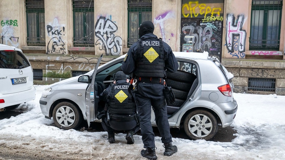 Razzia der Zollfahndung in der Leipziger Eisenbahnstraße