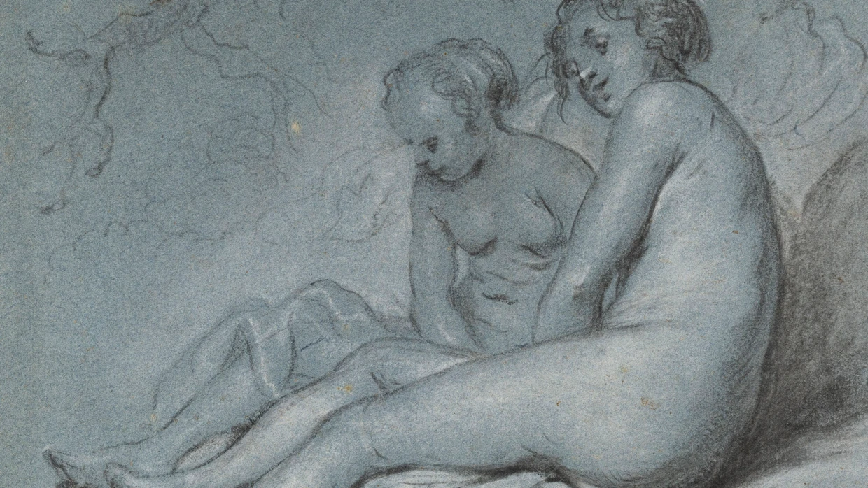 Rembrandts Schüler: Govert Flincks Aktstudie zweier sitzender Frauen, um 1650