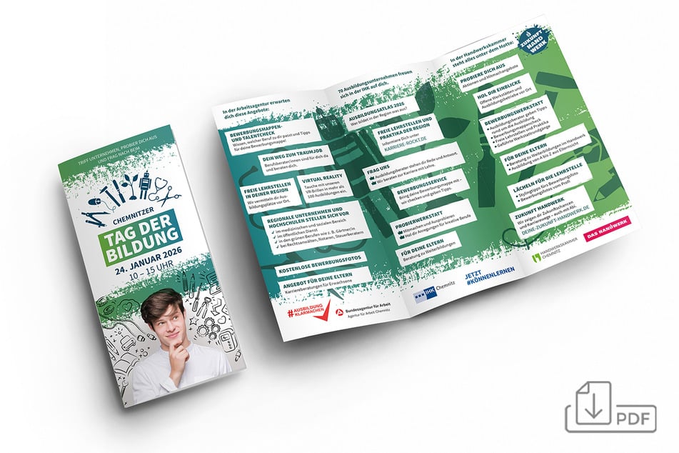 Einmal aufs Bild klicken und schon könnt Ihr Euch den Flyer herunterladen.