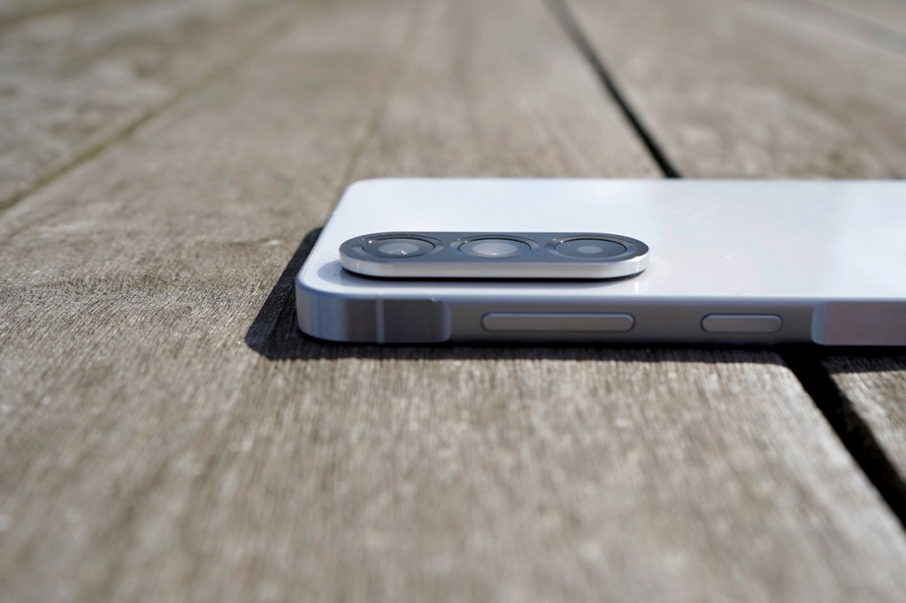 Detailausnahme des Kameramoduls des Samsung Galaxy A56.