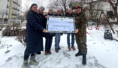 Bundeswehr unterstützt Verein WinWin in Dresden