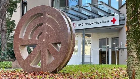 Eingangsbereich des Schmerzzentrums Mainz