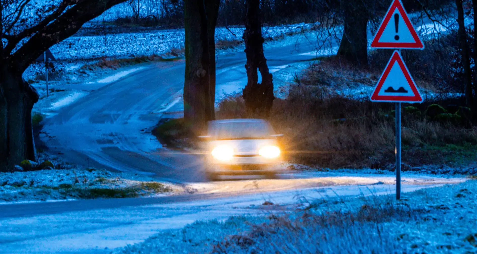 Frost nach dem Schnee: Warnung vor glatten Straßen im Norden