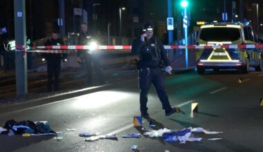 Mann stirbt in der Nacht