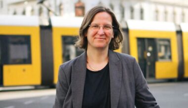 Silke Gebel setzt sich als Direktkandidatin für die Grünen in Berlin-Mitte durch