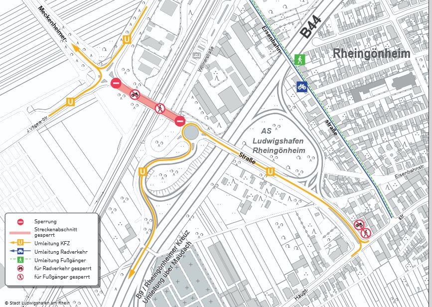 Sperrung meckenheimer strasse