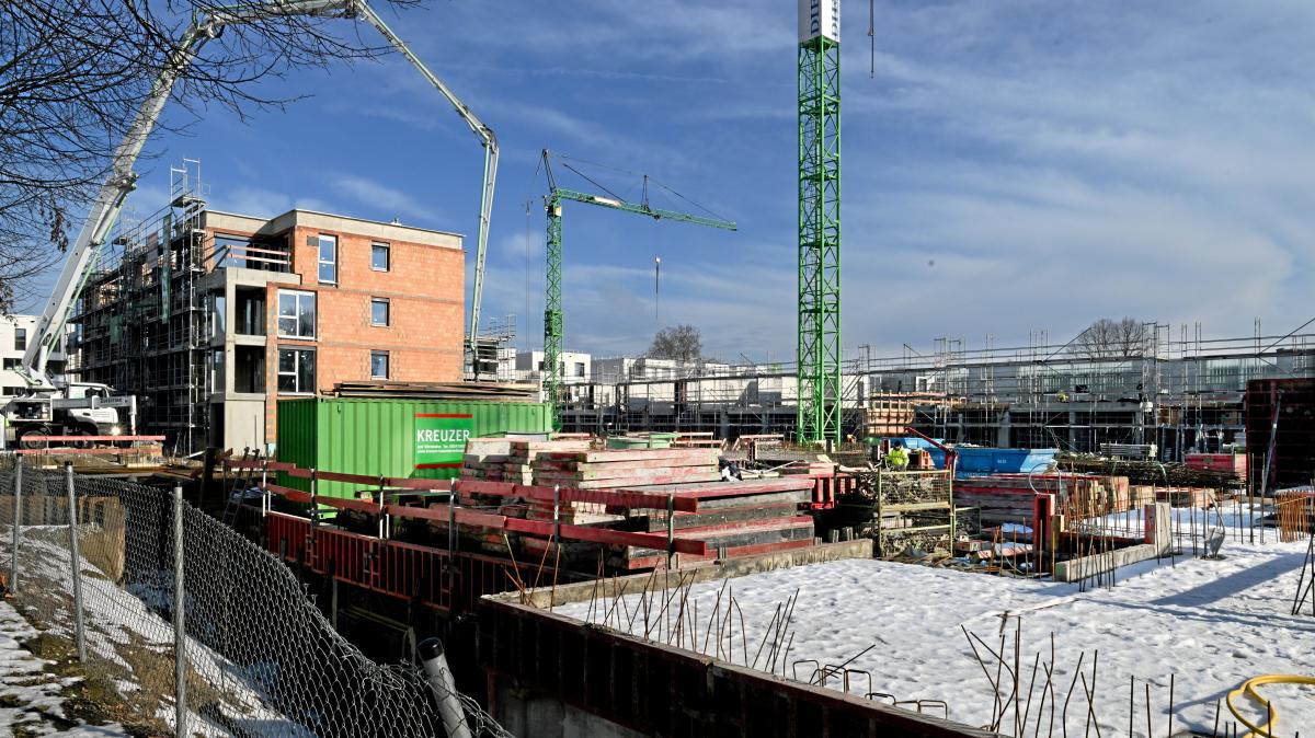 Zahl der Baugenehmigungen in Augsburg erreicht Tiefststand