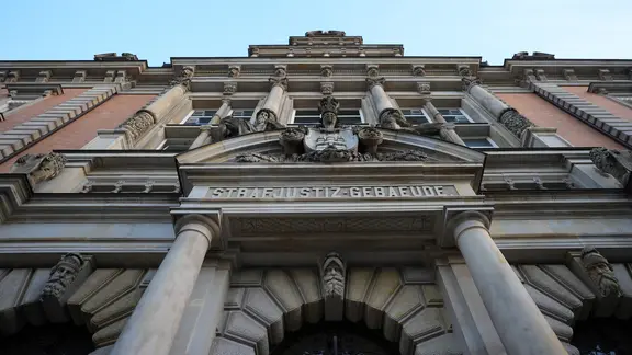 Das Strafjustizgebäude im Landgericht Hamburg.