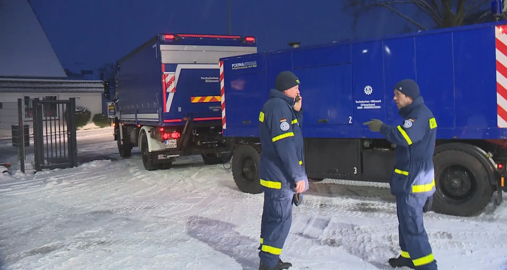 THW aus dem Landkreis Oldenburg hilft bei Stromausfall in Berlin