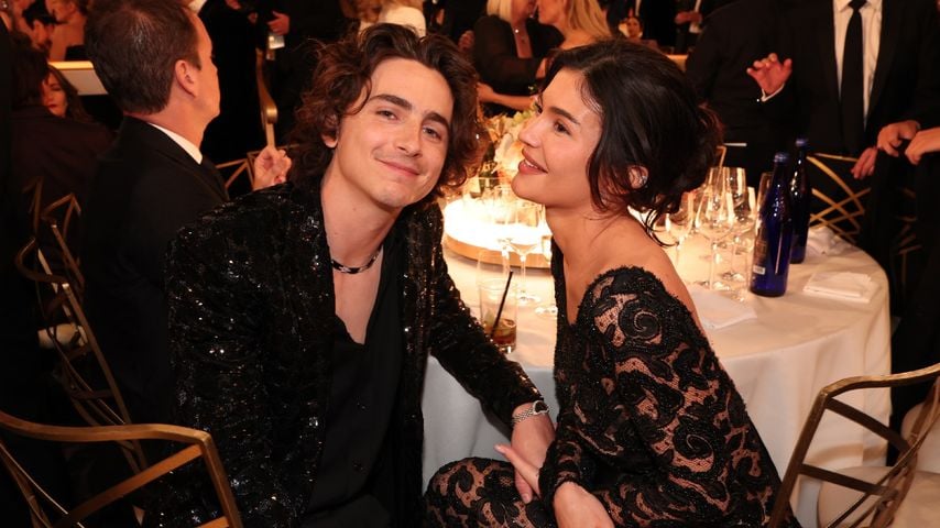 Timothée Chalamet und Kylie Jenner bei den Golden Globes