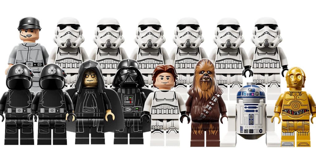 Todesstern Wiederverwendete Minifiguren