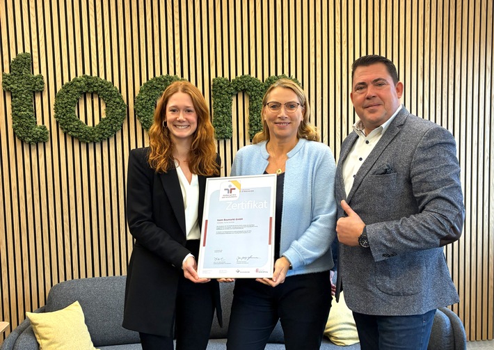toom erreicht nächstes Zertifizierungsniveau im audit berufundfamilie / Vierte Auszeichnung in Folge bestätigt zehn Jahre familien- und lebensphasenbewusste Personalpolitik