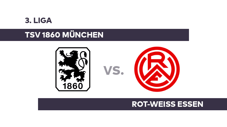 TSV 1860 München - Rot-Weiss Essen: Rückrundenauftakt für Essen bei München - 3. Liga