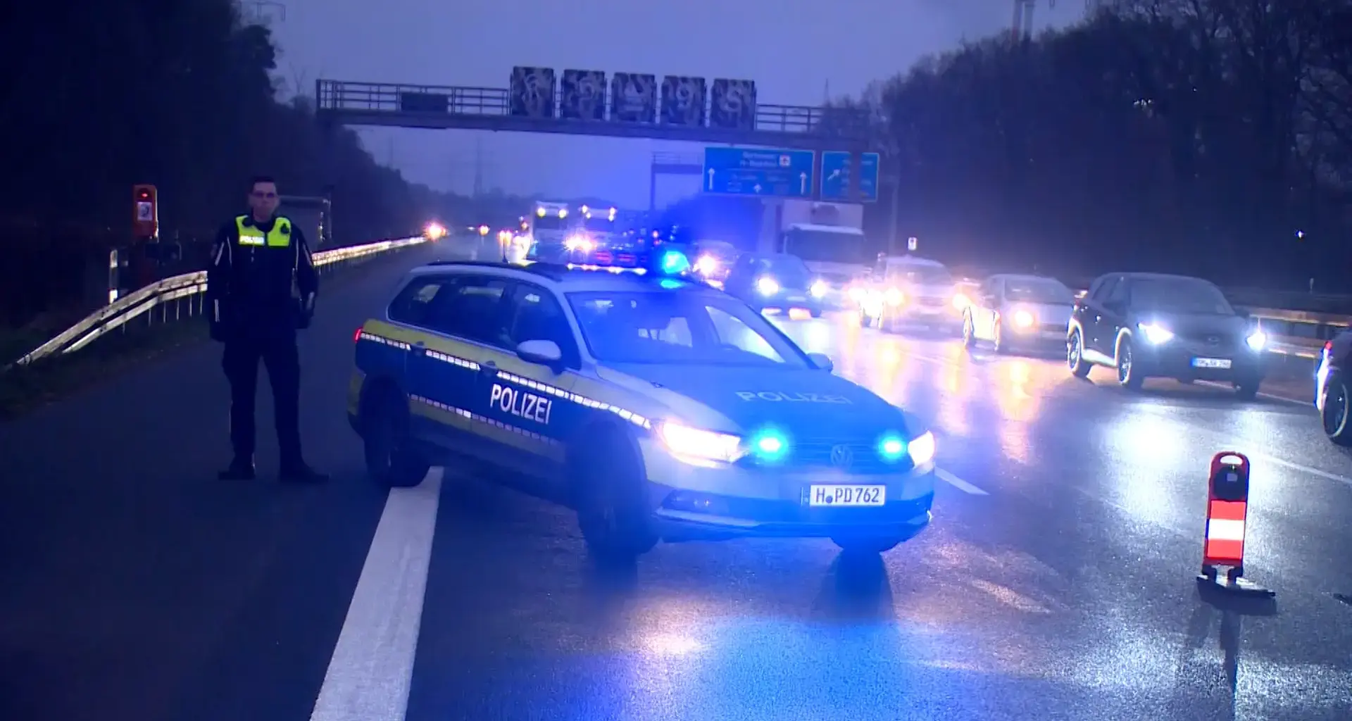 Unfall auf der A2: Drei Verletzte bei Hannover