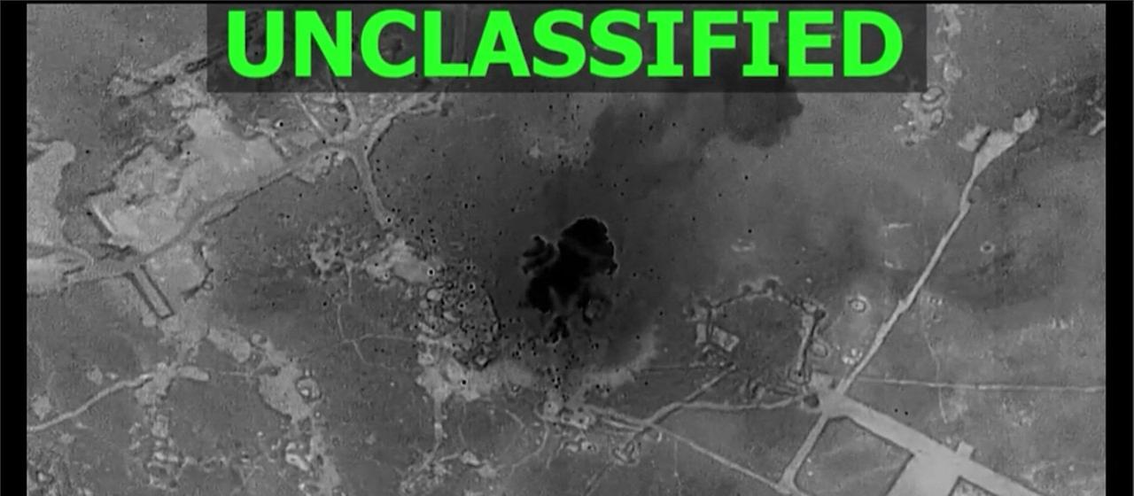 Von CENTCOM veröffentlichte Bilder des US-Angriffs 