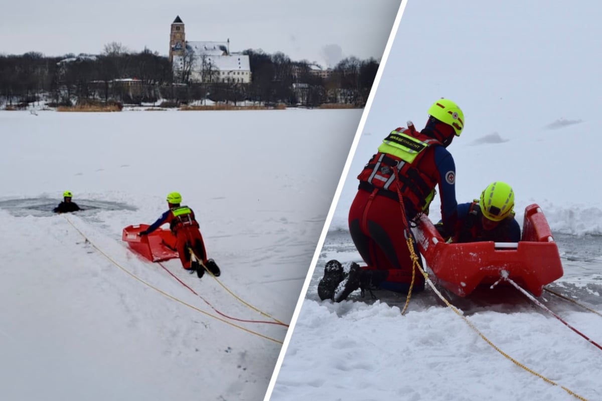 Hier bereitet sich die Chemnitzer Wasserwacht auf den Notfall vor