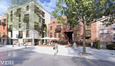 An der Theodor-Heuss-Straße Neubau für 60 Wohnungen und Kita