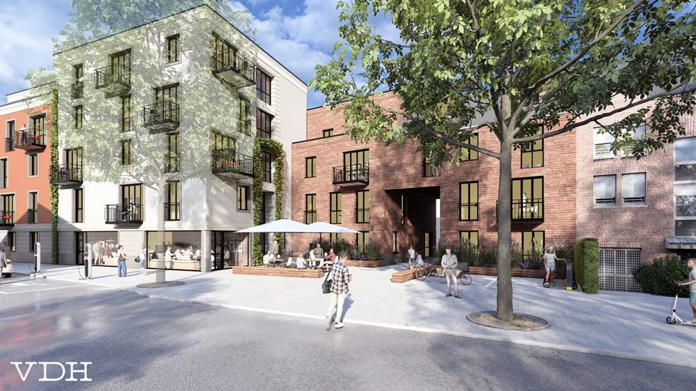 An der Theodor-Heuss-Straße Neubau für 60 Wohnungen und Kita