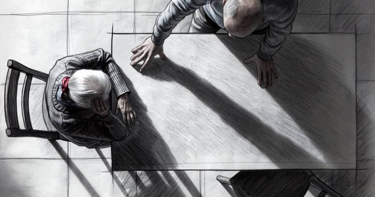 Opfer berichtet von häuslicher Gewalt durch den Ehemann