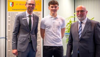 Basketballer Ilja Grams erhielt das „Triangulum“