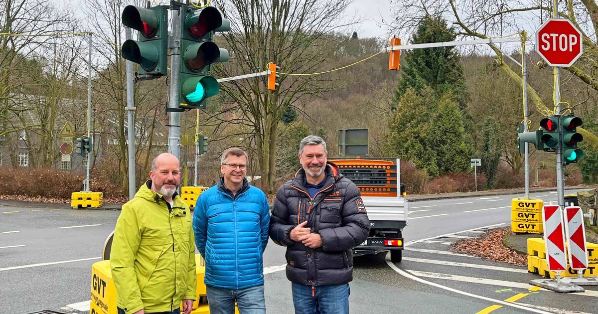 Zwischen Schwelm und Wuppertal: Ampel entschärft Unfallkreuzung