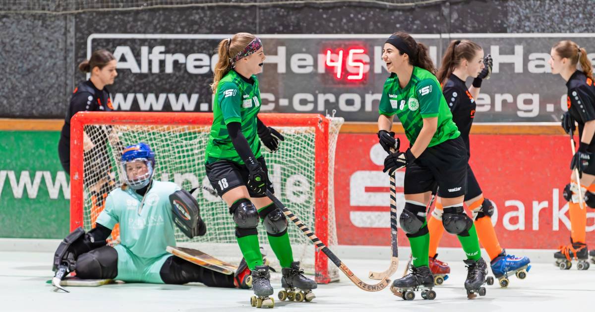 Souveränes Wuppertaler Rollhockey-Trio
