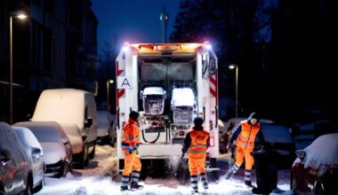 Schnee beeinträchtigt Müllabfuhr und Sportanlage