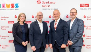 Sparkasse und Höffner Sponsoren der Landesgartenschau Neuss
