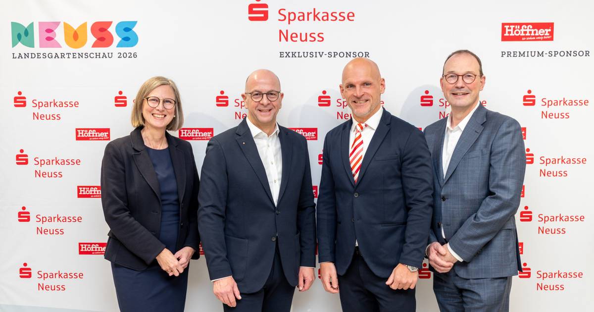 Sparkasse und Höffner Sponsoren der Landesgartenschau Neuss