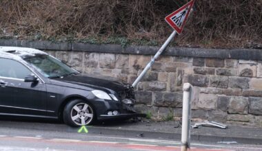 Sperrung nach Unfall am Bismarckplatz am 6. Januar 2026