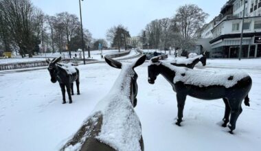 Mönchengladbach im Schnee am 7. Januar 2026