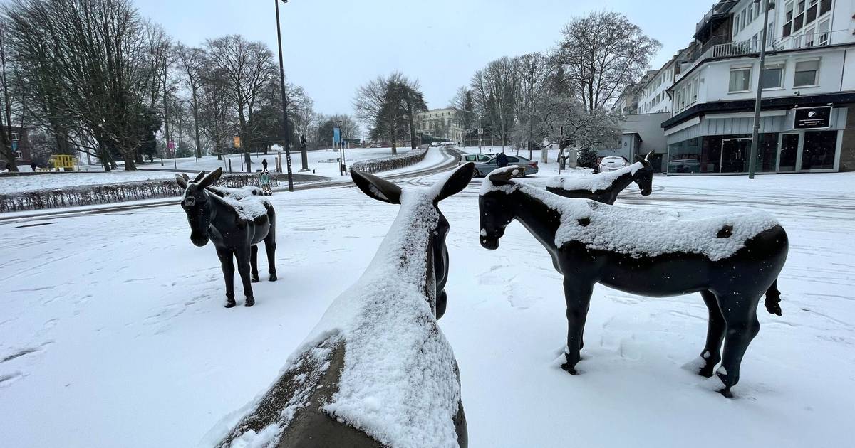 Mönchengladbach im Schnee am 7. Januar 2026