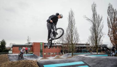 Neue Pumptrack-Anlage in Lichtenbroich hat eröffnet