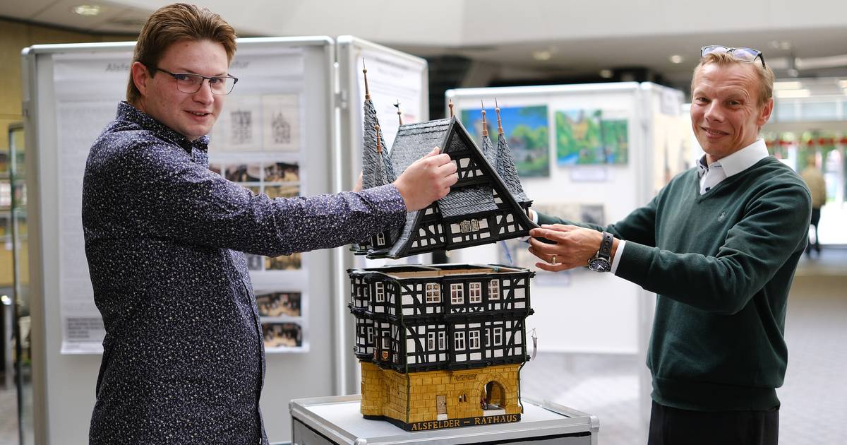 Partick Kosog begeistert mit Alsfelder Rathaus