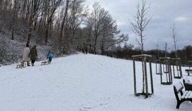 Schöne Anekdoten vom ersten Schnee 2026 in Mönchengladbach