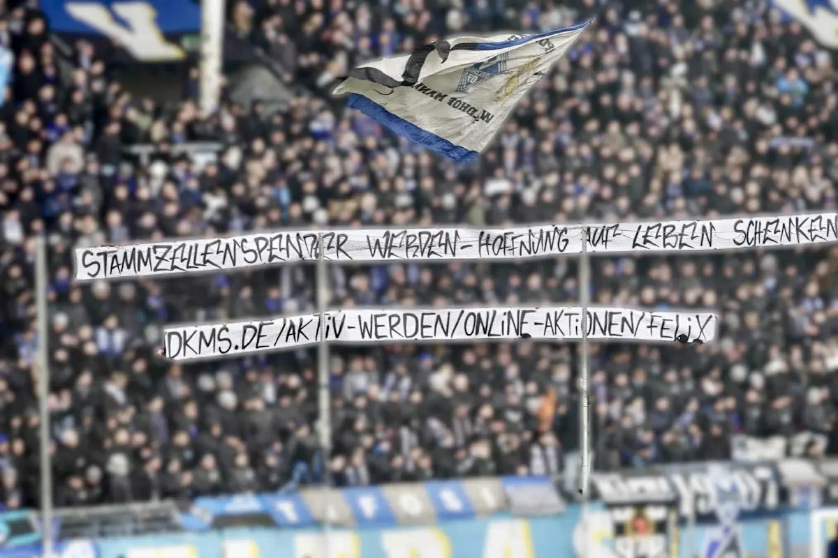 Mannheimer Spruchband auf der OST