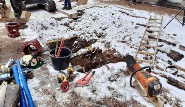 Wasserrohrbruch im Zentrum von Chemnitz behoben