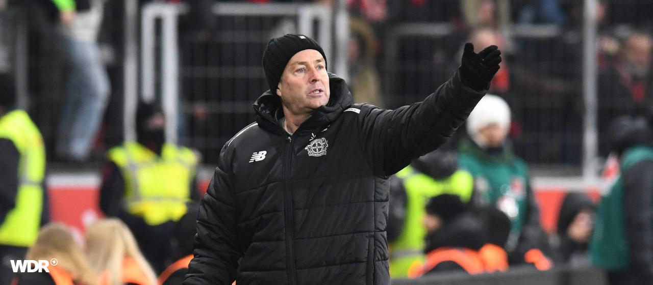 Kasper Hjulmand an der Seitenlini