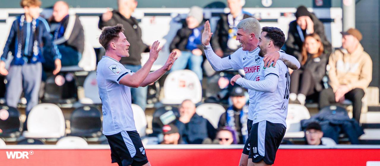 SC Verl bejubelt die Führung