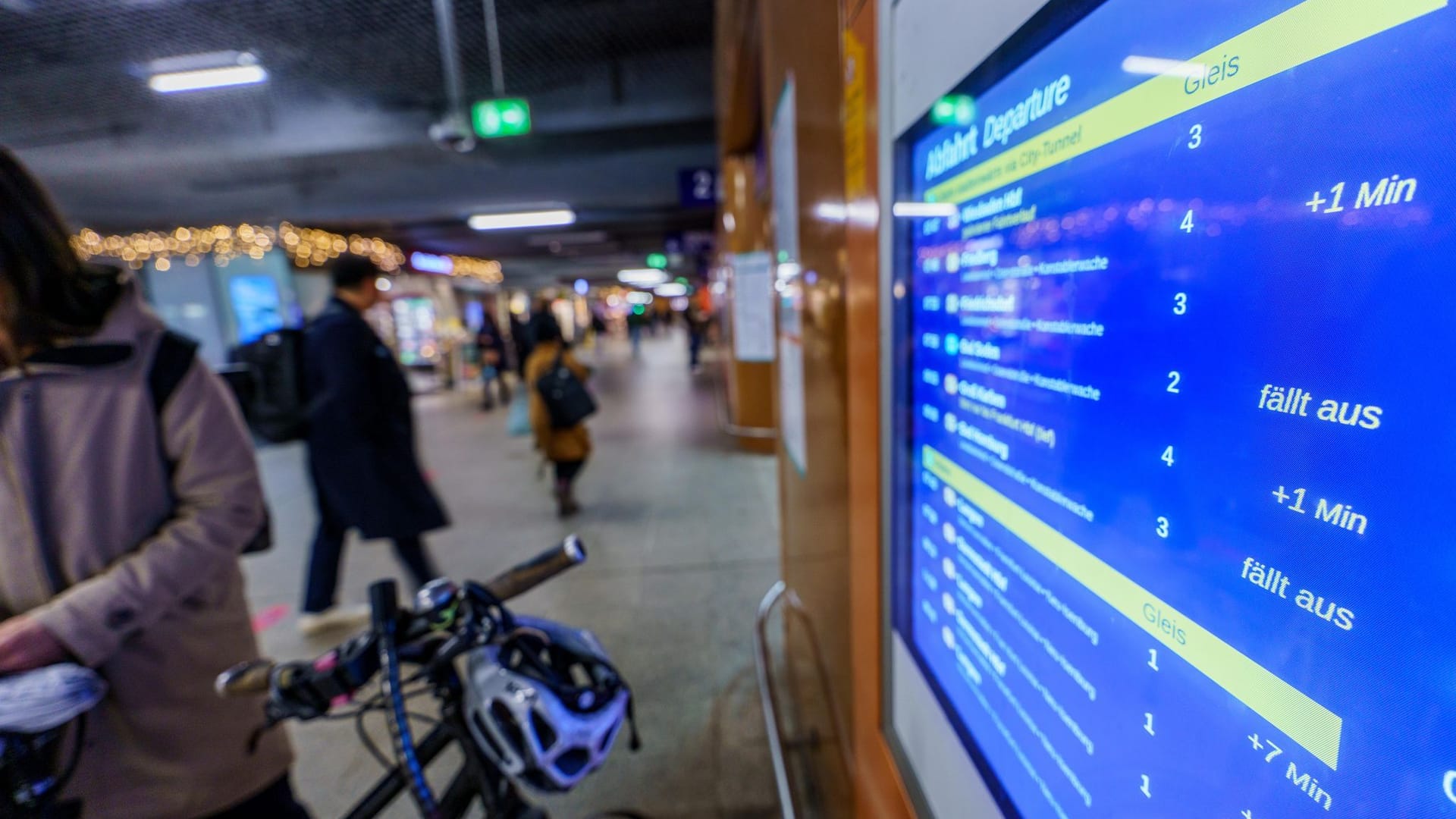 Einschränkungen im Bahnverkehr