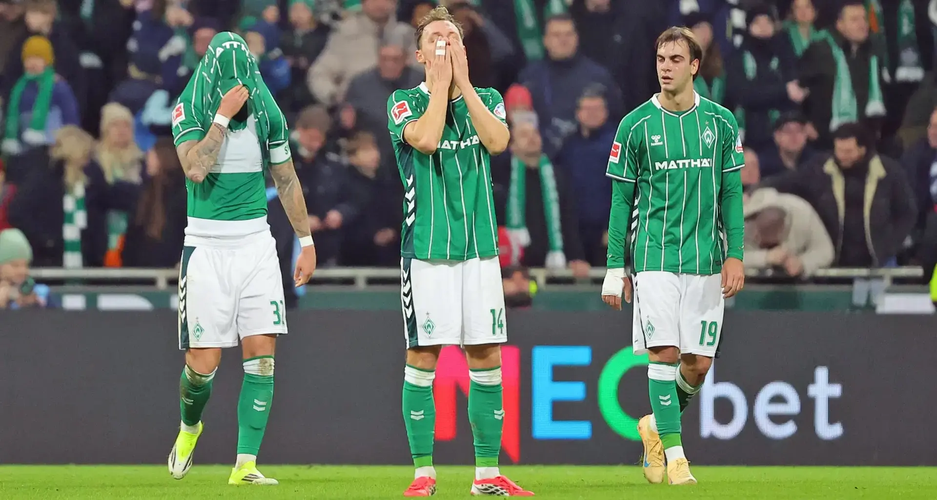 1:2, 3:2, 3:3 - Werder nach wildem Spiel gegen Frankfurt weiter sieglos