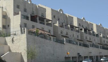 Jüdische Siedlung in Hebron im Westjordanland/Palästina.