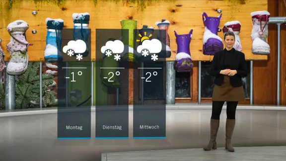 NDR Schleswig-Holstein Moderatorin Birte Steuer mit der Wettervorhersage.