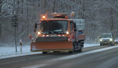Glättegefahr wegen Schneeregen und Regen im Saarland