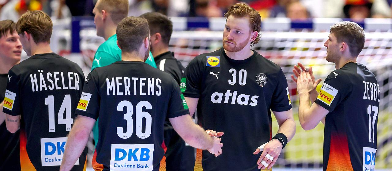 Die Deutschen Handballer bei der EM