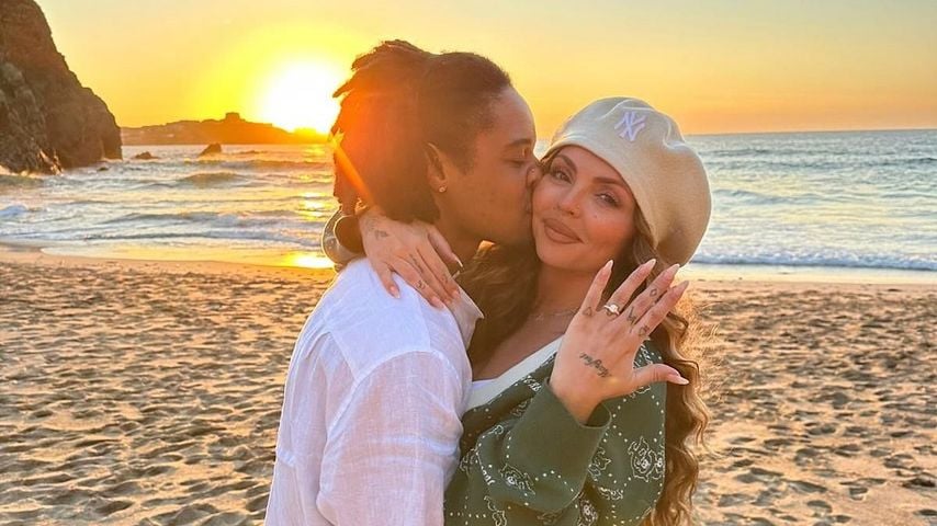 Die Musiker Zion Foster und Jesy Nelson, September 2025