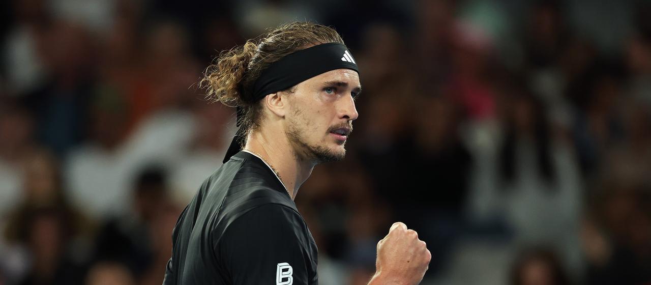 Alexander Zverev in Aktion