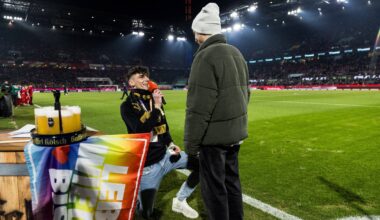 Schiedsrichter macht Heiratsantrag im Stadion – wird aber von der Staatsanwaltschaft gesucht