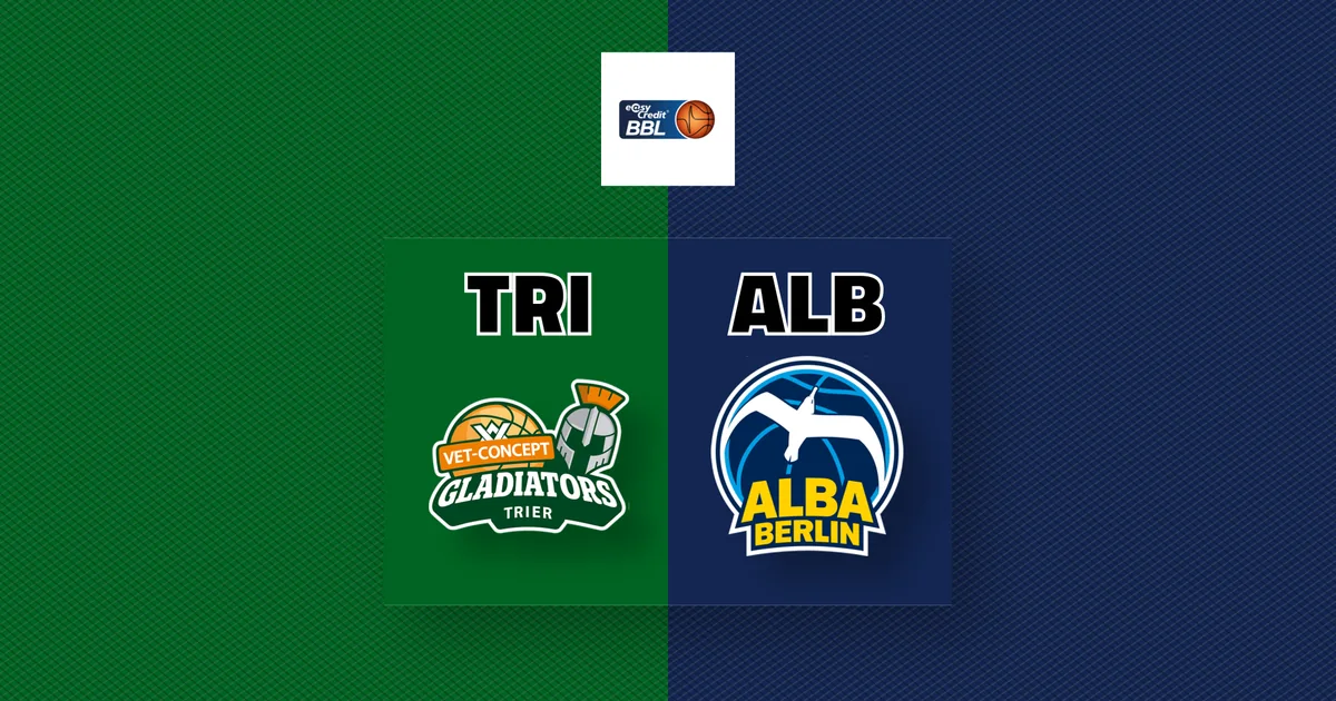 Liveticker VET-CONCEPT Gladiators Trier - ALBA BERLIN 92:99